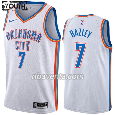 Camiseta Niños Oklahoma City Thunder Darius Bazley 7 2019-20 Nike Association Edition Swingman